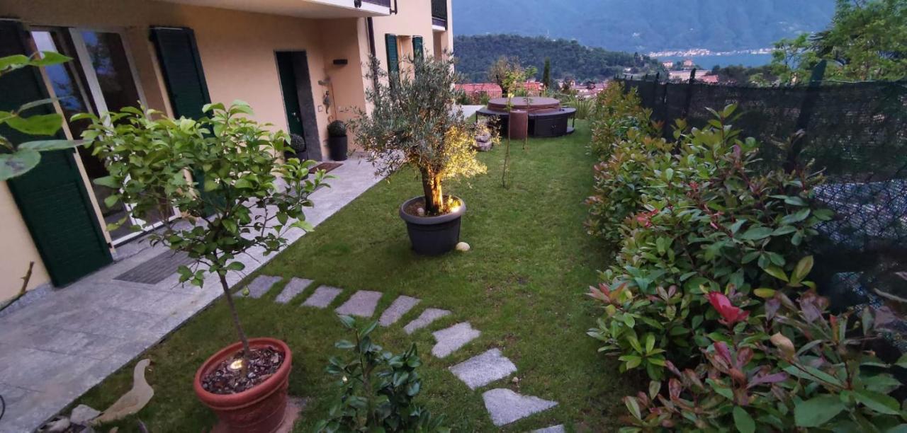 Magic Garden With Jacuzzi-Pool And Luxury Lake Como View Лено Экстерьер фото