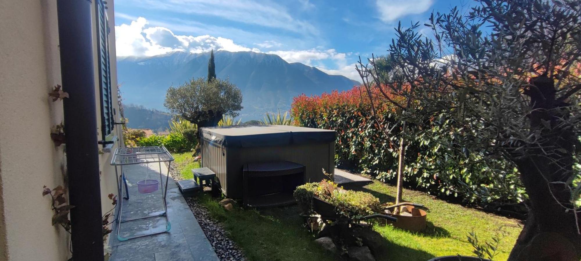 Magic Garden With Jacuzzi-Pool And Luxury Lake Como View Лено Экстерьер фото